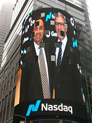 Akram Ringing of the Nasdaq Bell event Pic 3